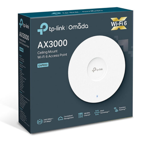 TP-LINK EAP650 AX3000 Ceiling Mount WiFi 6 Access Point