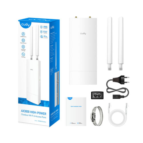 Cudy AX3000 High Power WiFi 6 2.5G Outdoor Access Point